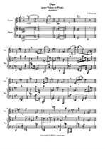 Duo pour Violon et Piano (101015)
